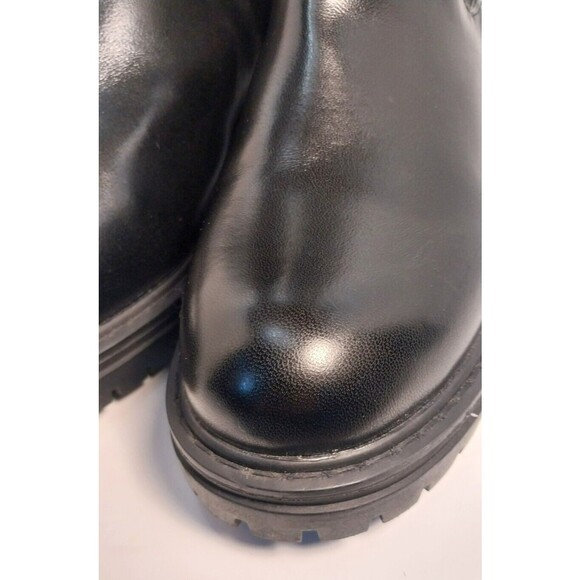 Liliana Dreamer Quilted Chelsea Mid Calf Boots In Black Womens Size 9 - Picture 7 of 9